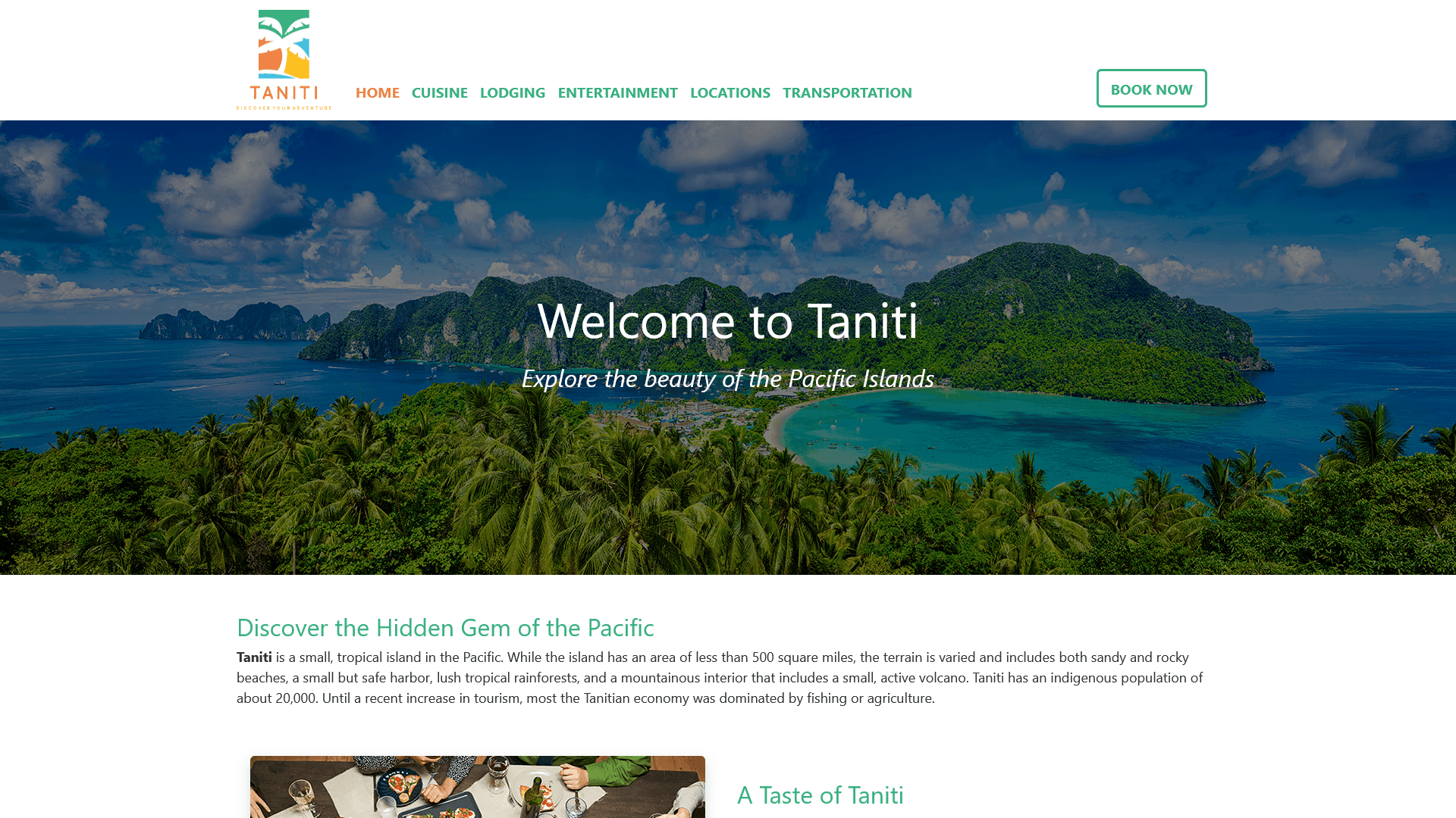 Tourism Website